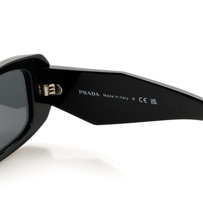 Prada Acetate Symbole Sunglasses SPR 17W Black 6 of 8