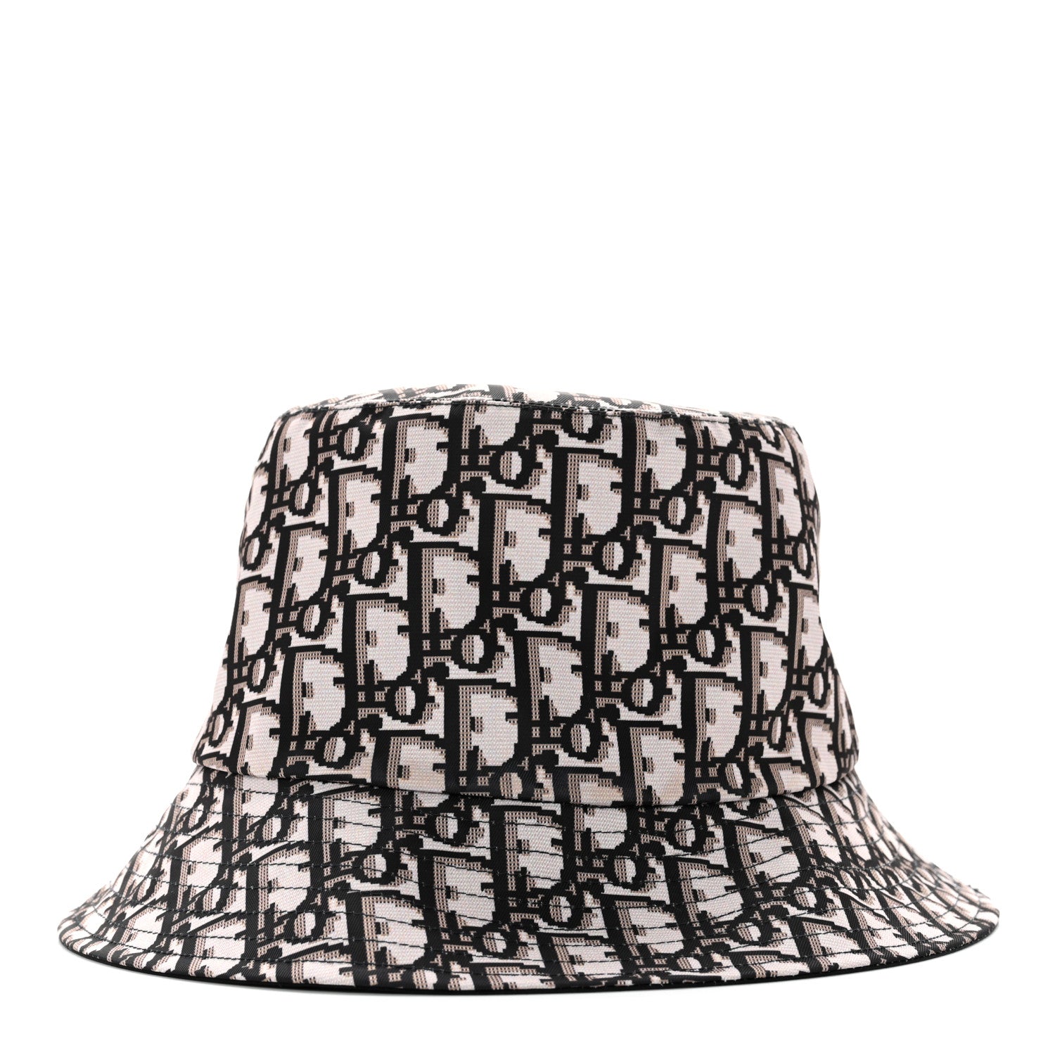 Christian Dior Oblique Reversible Teddy-D Brim Bucket Hat 57 Black 5 of 16