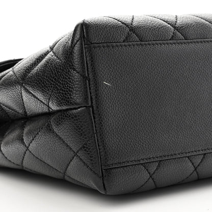 Chanel Caviar Quilted Jumbo Kelly Flap Black 10 of 11