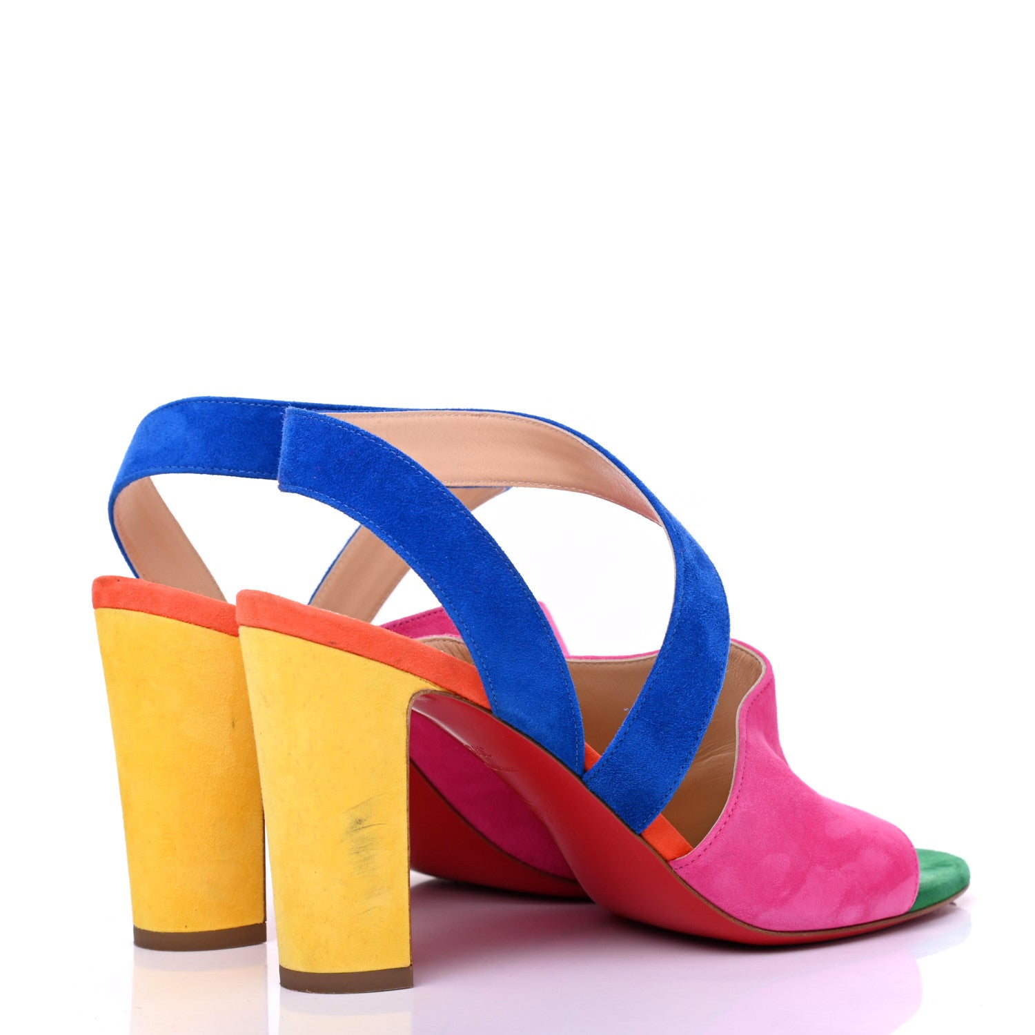 Christian Louboutin Veau Velours Tablissima Sandal 39.5 Multicolor 4 of 20