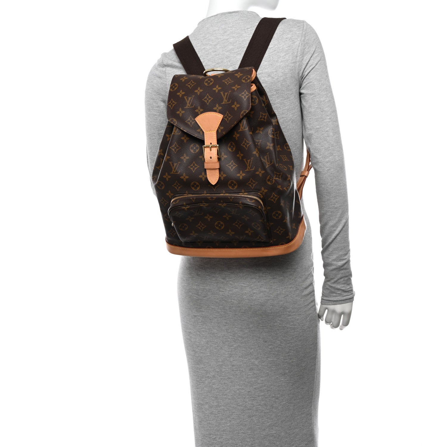 Louis Vuitton Monogram Montsouris GM Backpack 2 of 13