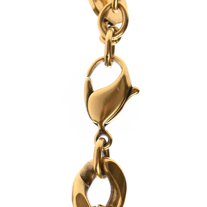 Christian Dior Metal Chain Choker Necklace Gold 5 of 7
