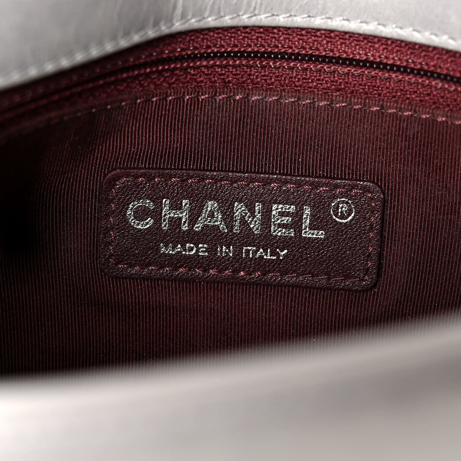 Chanel Glazed Calfskin Quilted Small Coco Boy Flap Grey 6 of 10