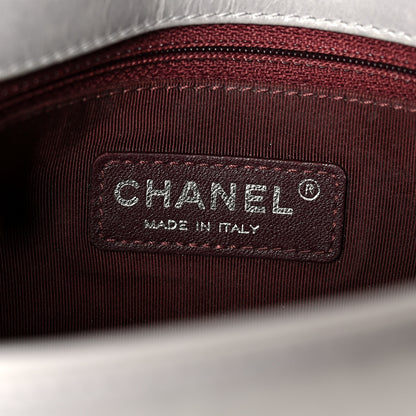 Chanel Glazed Calfskin Quilted Small Coco Boy Flap Grey 6 of 10