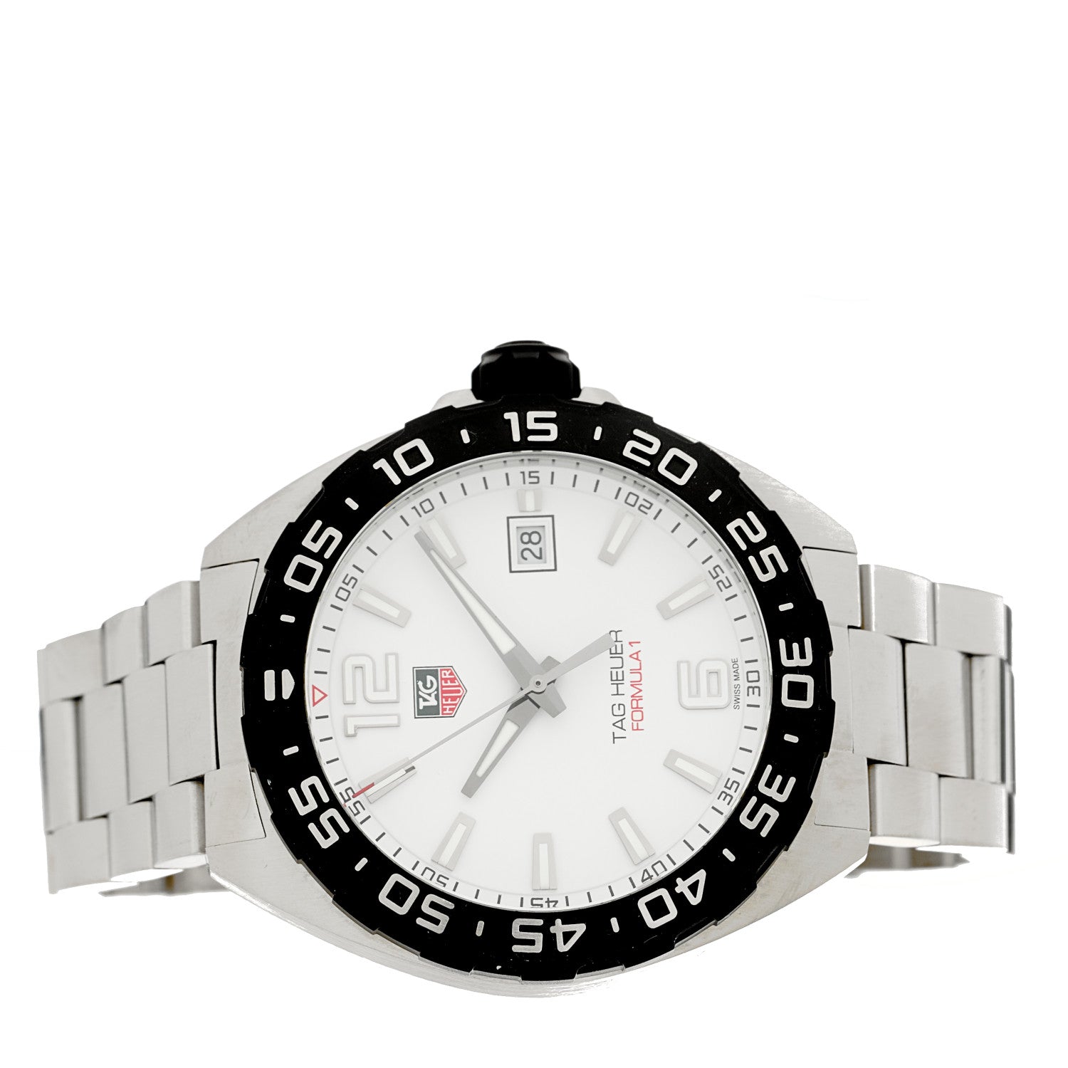 Tag Heuer Stainless Steel 41mm Formula 1 Quartz Watch White WAZ1111 2 of 4