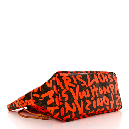 Louis Vuitton Monogram Graffiti Neverfull GM Orange 4 of 13