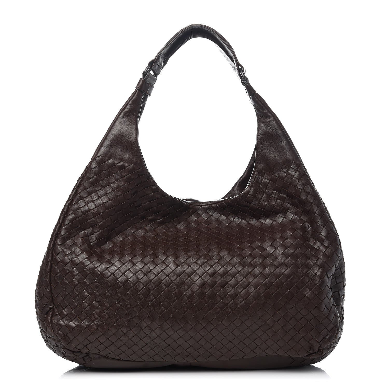 Bottega Veneta Nappa Intrecciato Large Campana Ebano 1 of 10