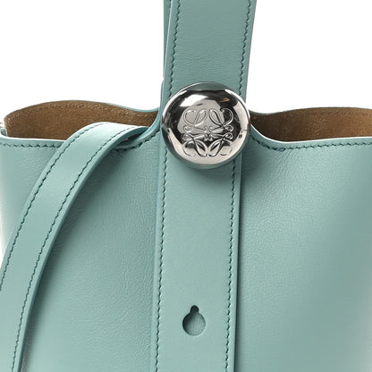 Loewe Soft Grained Calfskin Mini Pebble Bucket Bag Water 7 of 9