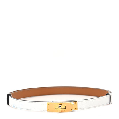 Hermes Epsom Kelly Belt White 1 of 4