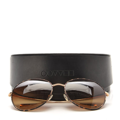 Oliver Peoples Polarized Blondell Round Sunglasses Gold 9 of 9