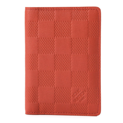 Louis Vuitton Neon Damier Infini Pocket Organizer Orange 1 of 10