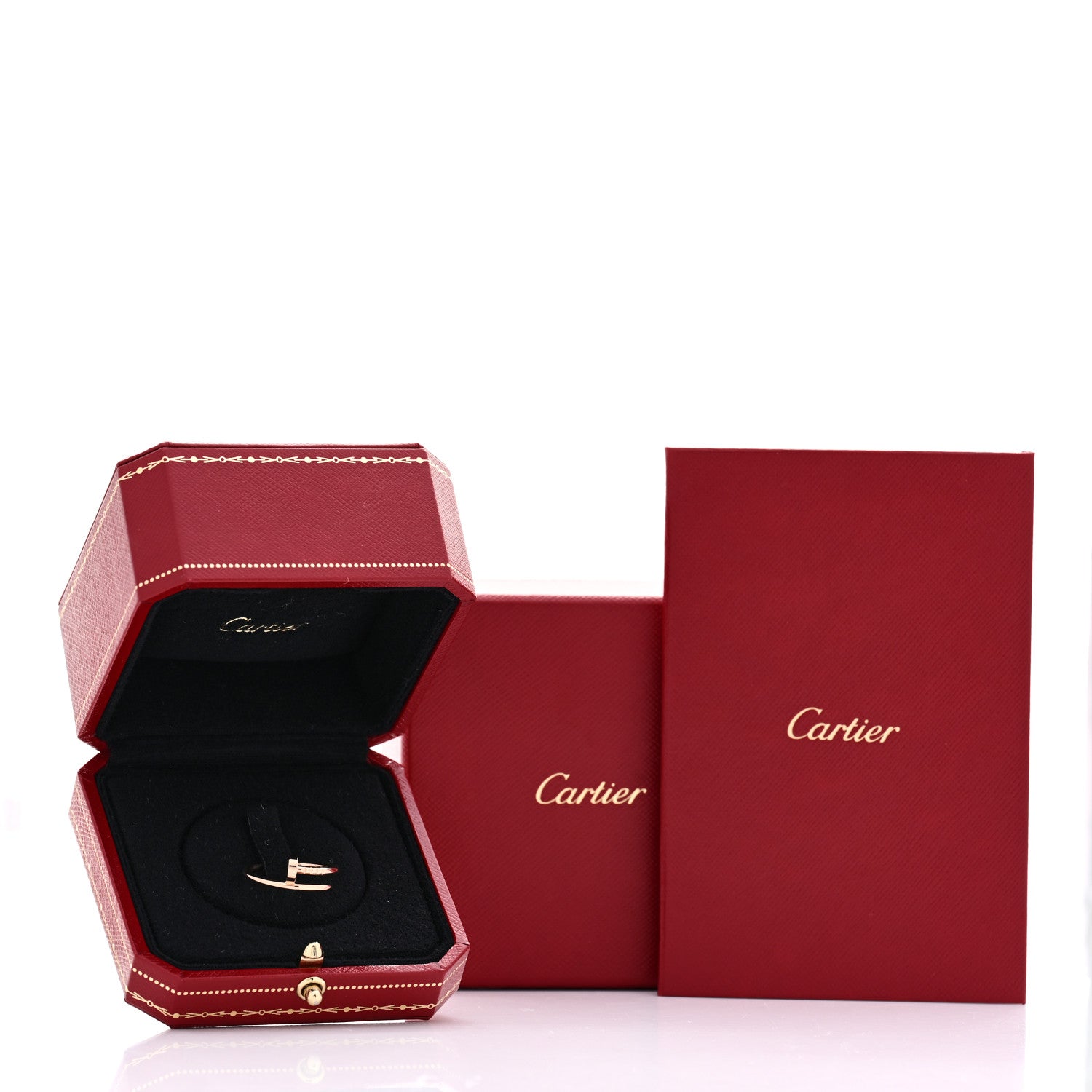 Cartier 18K Pink Gold Small Juste Un Clou Ring 52 6 5 of 5