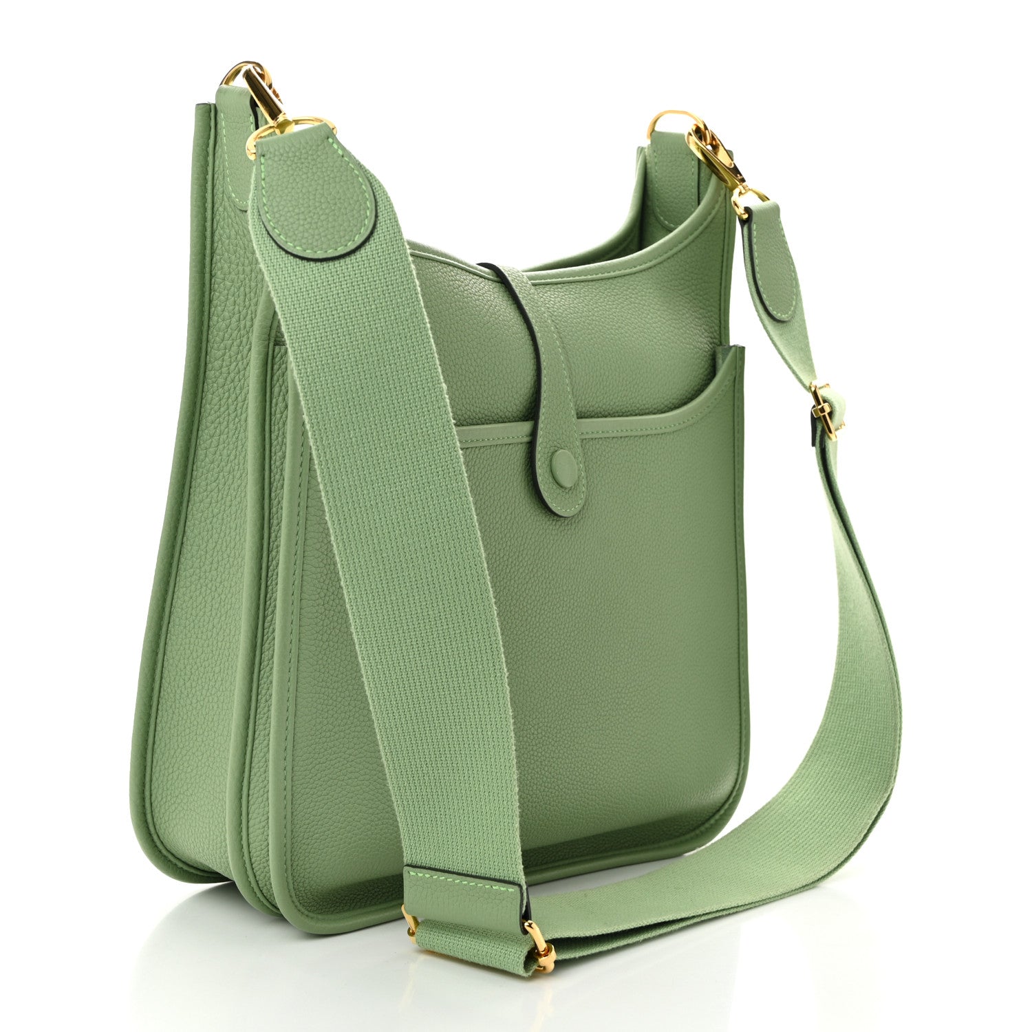Hermes Taurillon Maurice Evelyne III PM Vert Criquet 3 of 10
