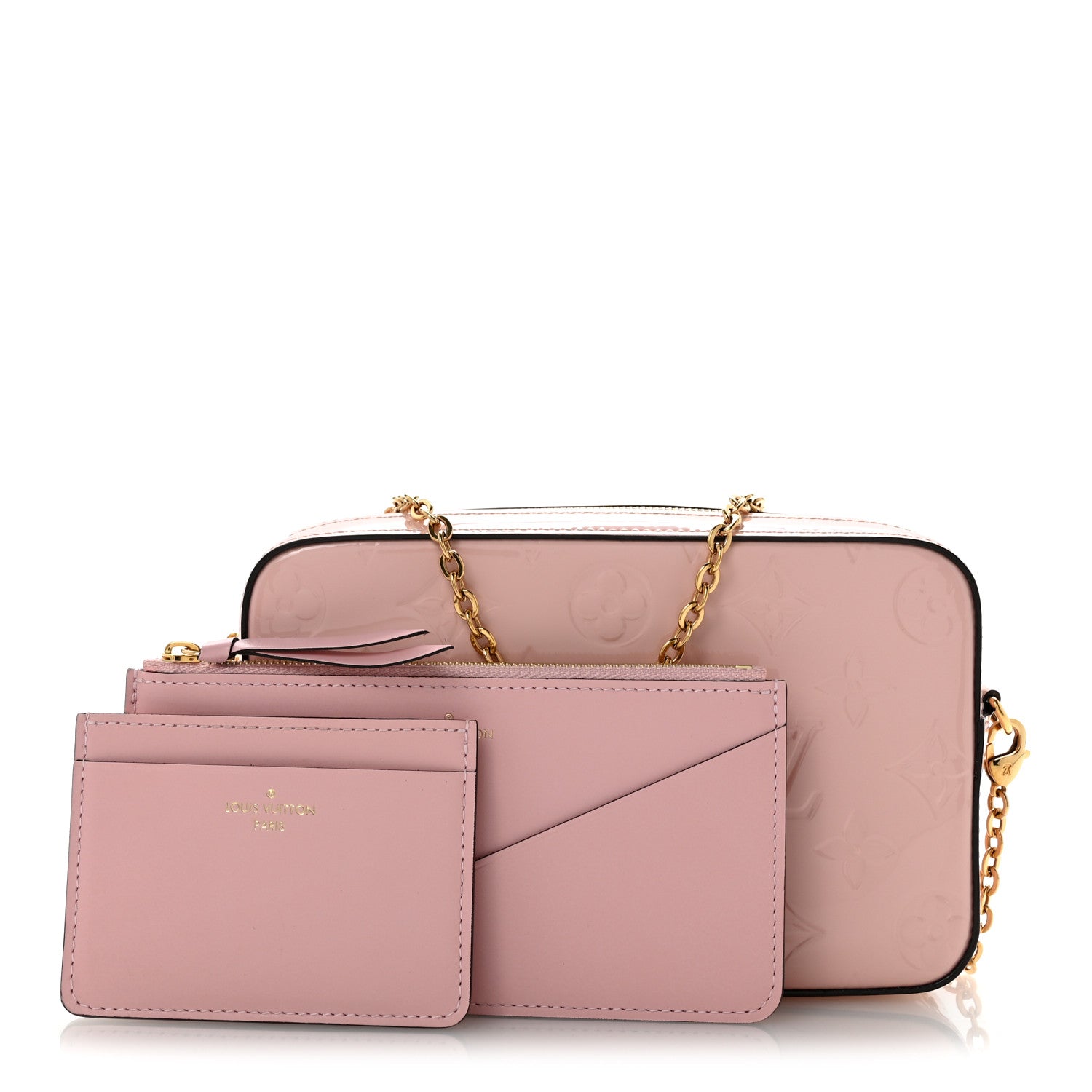 Louis Vuitton Vernis Camera Pouch Rose Ballerine 3 of 14