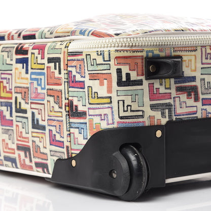 Fendi Zucca Spalmati FF Multicolor Carry On Luggage White Multicolor 8 of 13