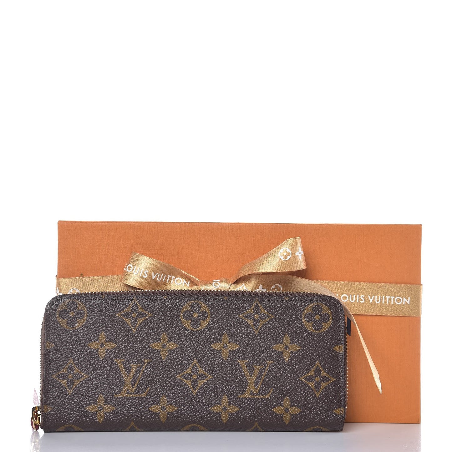 Monogram Clemence Wallet Fuchsia
