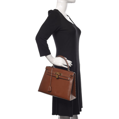 Hermes Box Kelly Sellier 28 Noisette 2 of 22