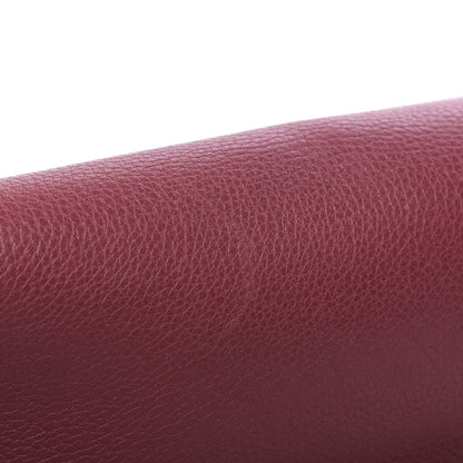 Christian Dior Grained Calfskin Dio(r)evolution Flap Bag Dark Red 14 of 15