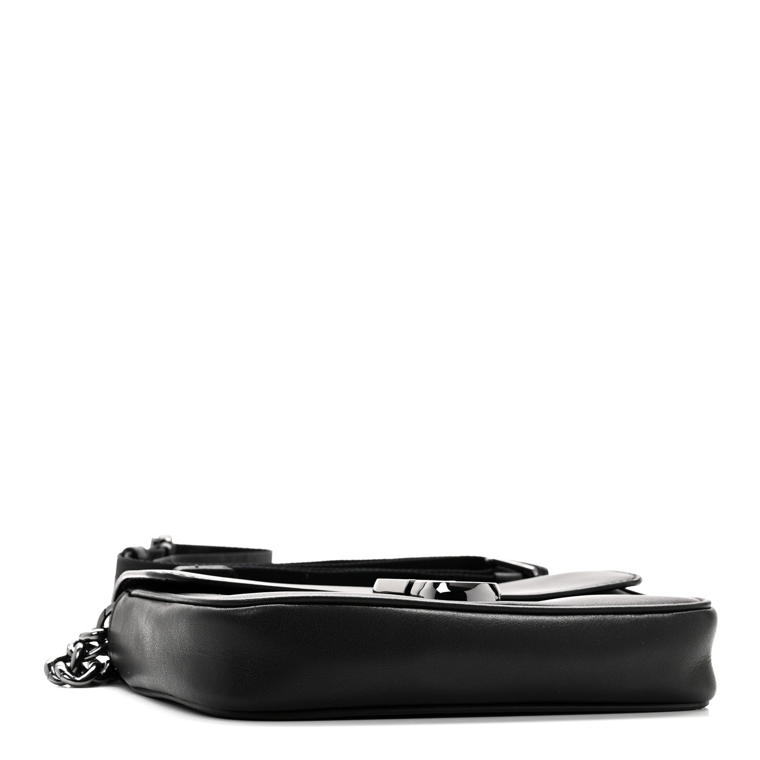 Marc Jacobs Calfskin The J Marc Shoulder Bag Black 3 of 8