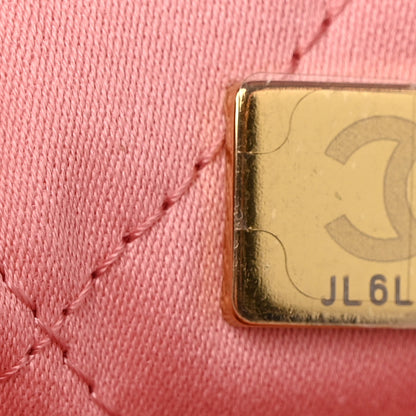 Chanel Shiny Caviar Quilted Mini Chanel 22 Coral 7 of 10