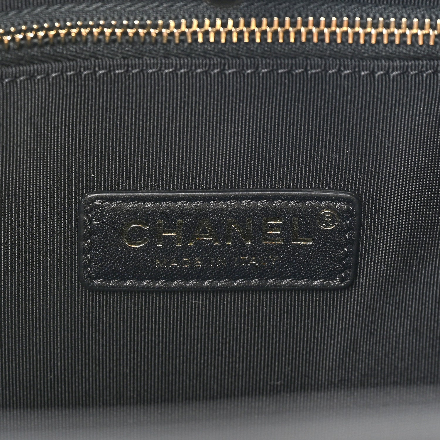 Chanel Crumpled Calfskin Quilted 31 Large Shopping Bag Black 6 of 10