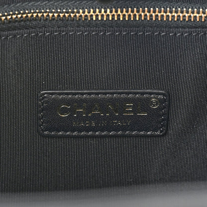 Chanel Crumpled Calfskin Quilted 31 Large Shopping Bag Black 6 of 10