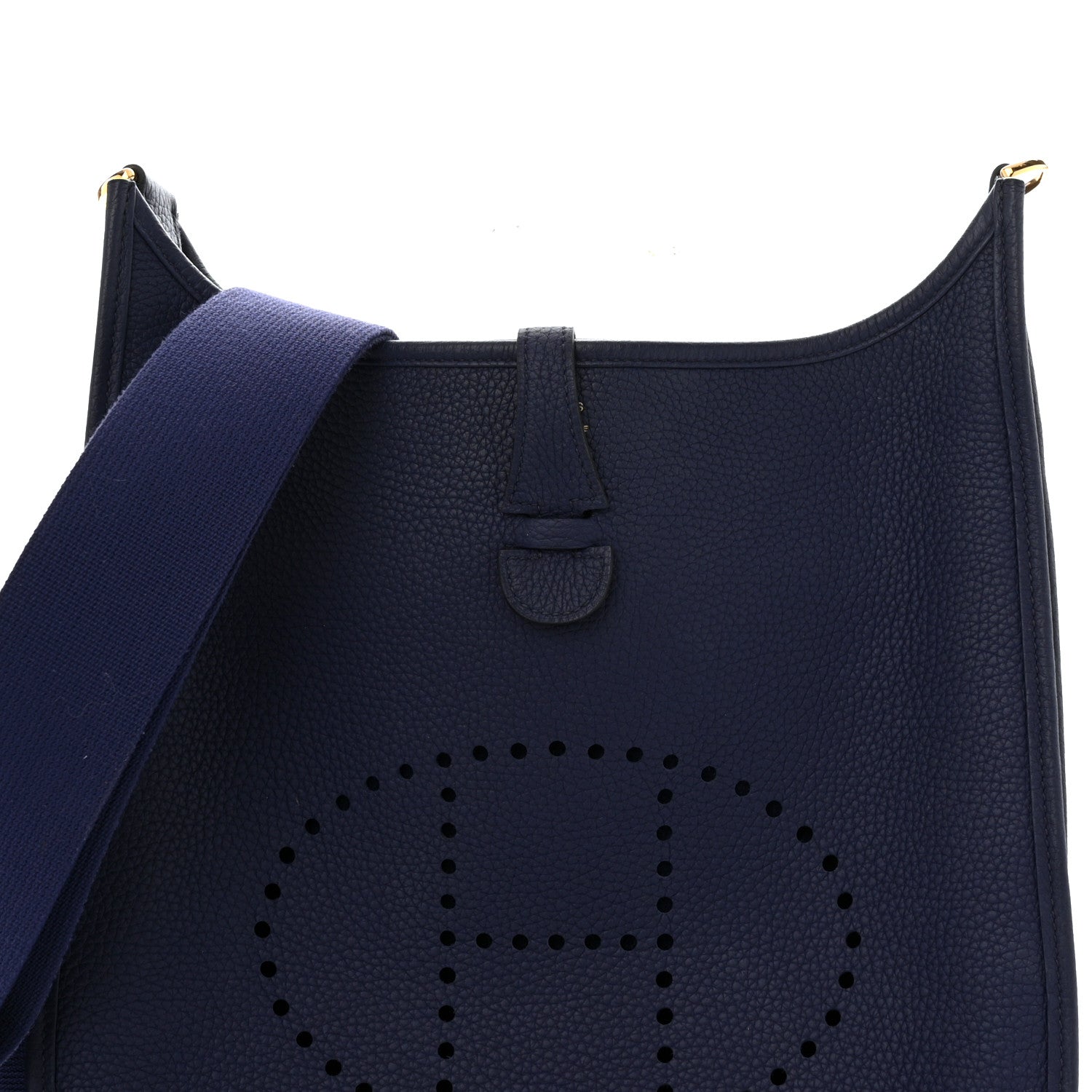 Hermes Taurillon Clemence Evelyne III PM Bleu Encre 8 of 12