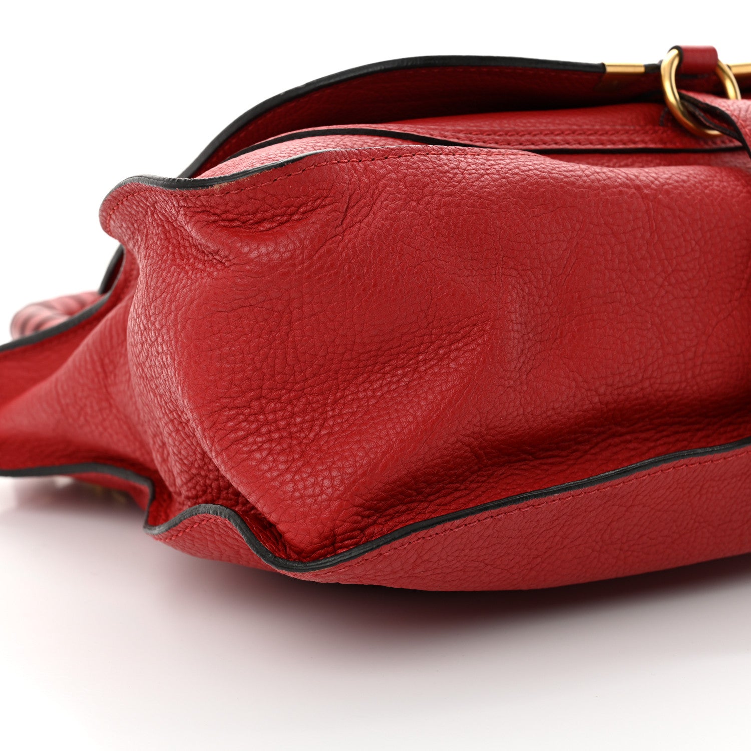 Chloe Calfskin Medium Marcie Satchel Peony Red 9 of 12