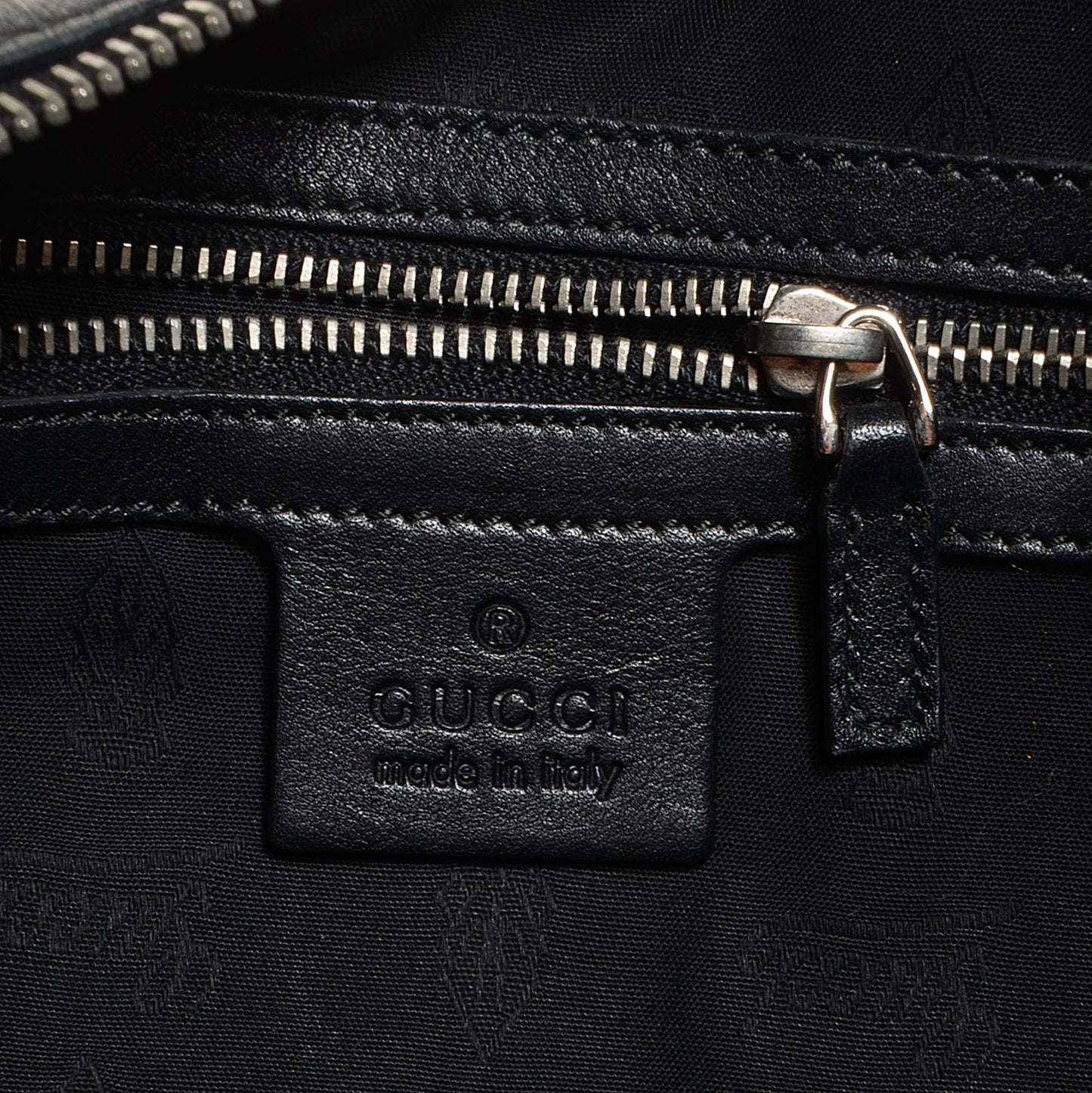 Guccissima GG Large Twins Hobo Black