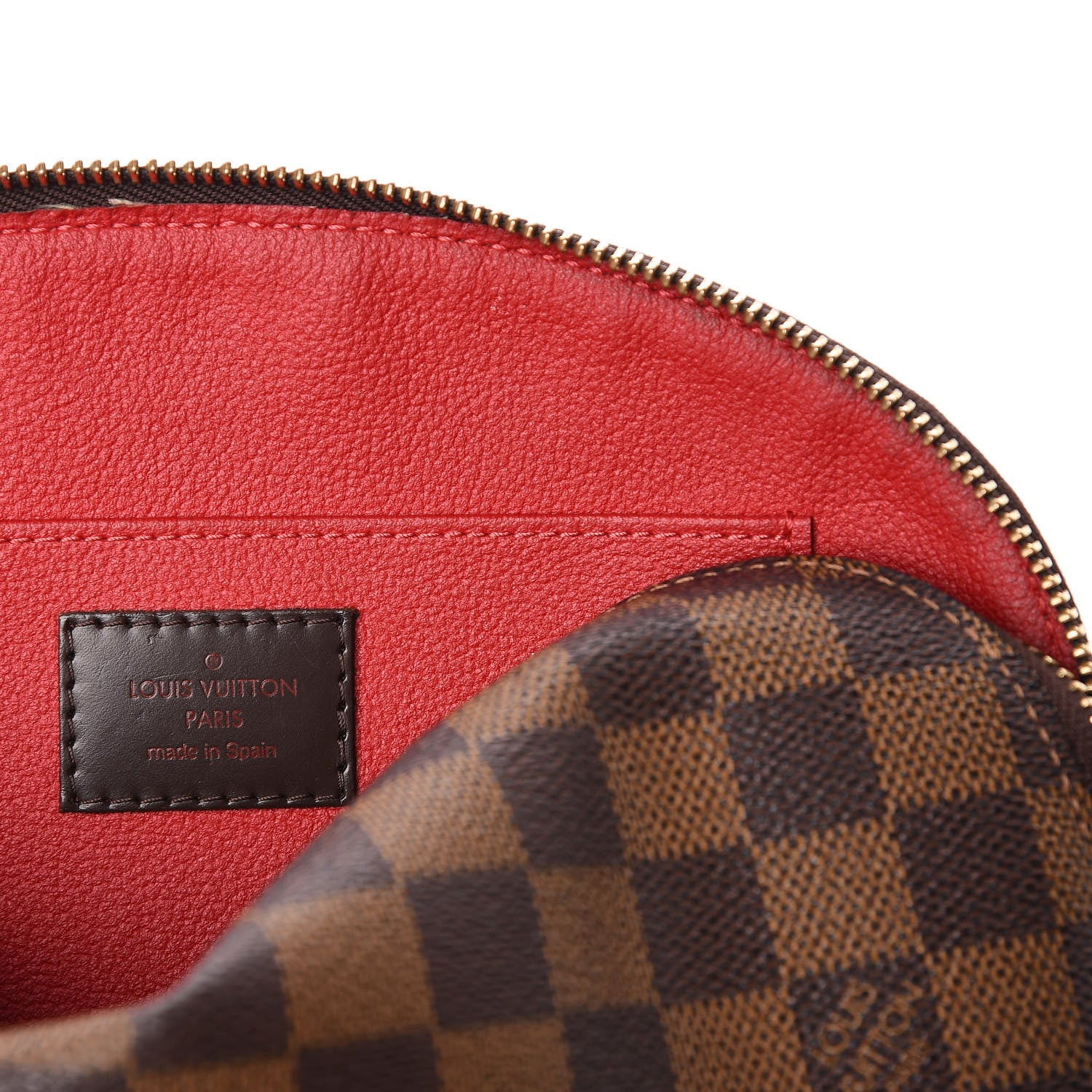 Louis Vuitton Damier Ebene Cosmetic Pouch GM 6 of 8