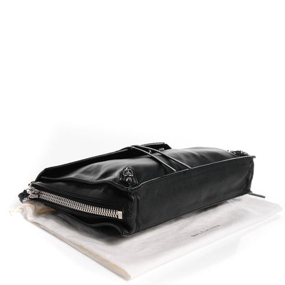 Balenciaga Calfskin Papier Sight Clutch Black 4 of 10