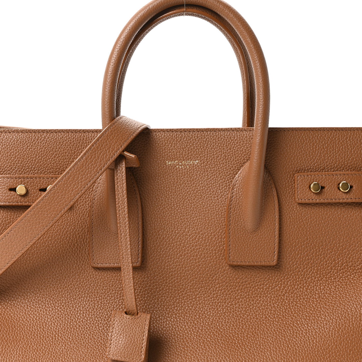 Grained Calfskin Small Supple Sac De Jour Cinnamon