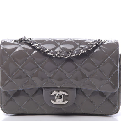 Chanel Patent Quilted Mini Flap Lavender 10 of 11