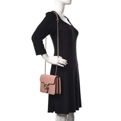 Gucci Dollar Calfskin Small Interlocking G Shoulder Bag Soft Pink 2 of 9