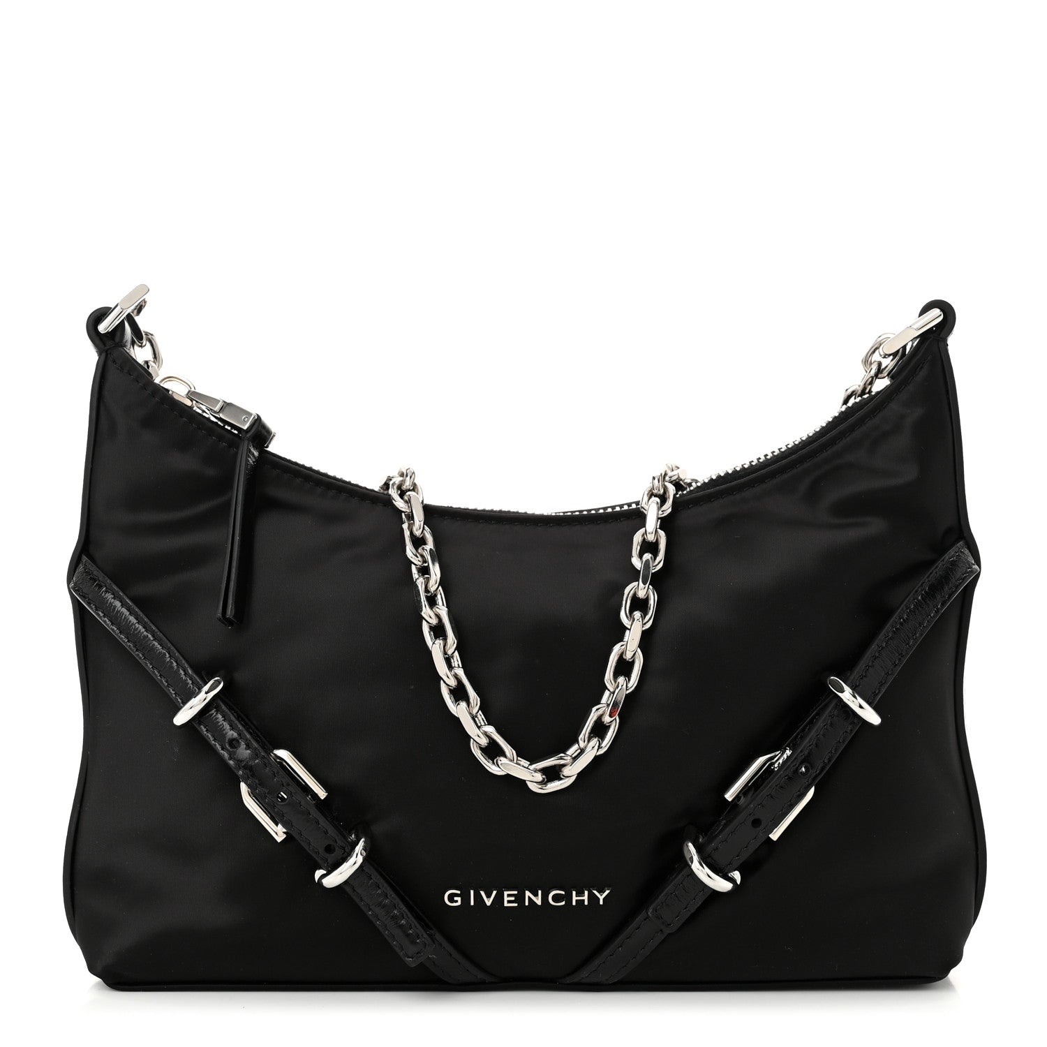 Givenchy Satin Mini Voyou Boyfriend Party Bag Black 1 of 10