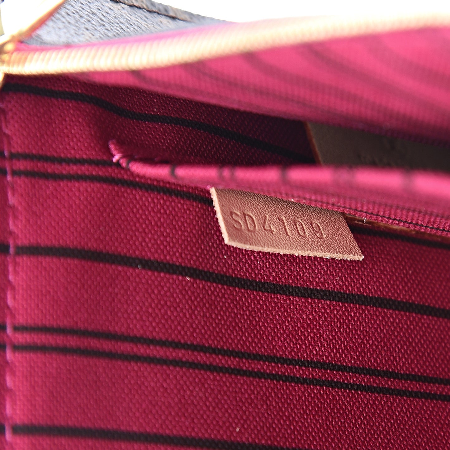 Monogram Neverfull MM GM Pochette Pivoine