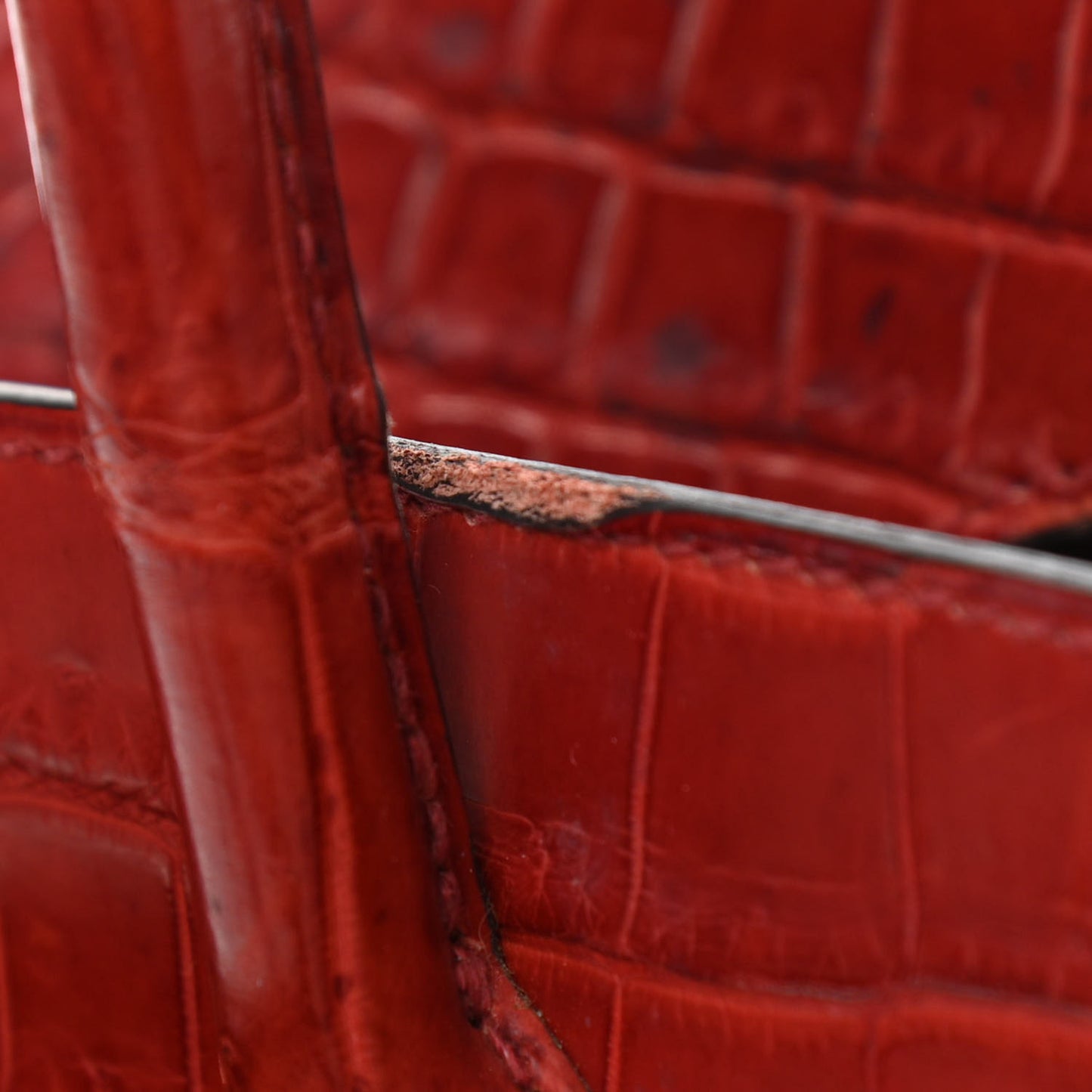 Matte Porosus Crocodile Birkin 30 Rouge H