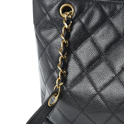 Chanel Caviar Quilted Flap Shoulder Bag Black 24 of 27