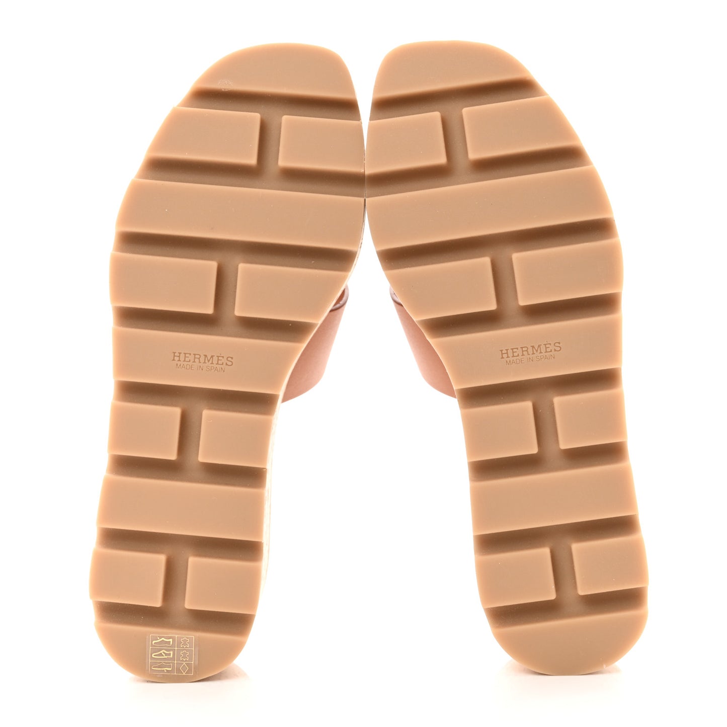 Calfskin Cork Eze 30 Sandals 35 Marron Glaise