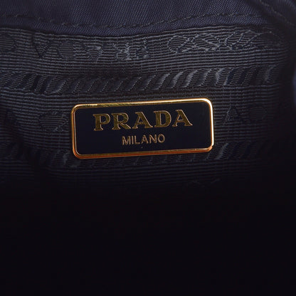 Prada Re-Nylon Saffiano Mini Bucket Crossbody Bag Baltico 6 of 7