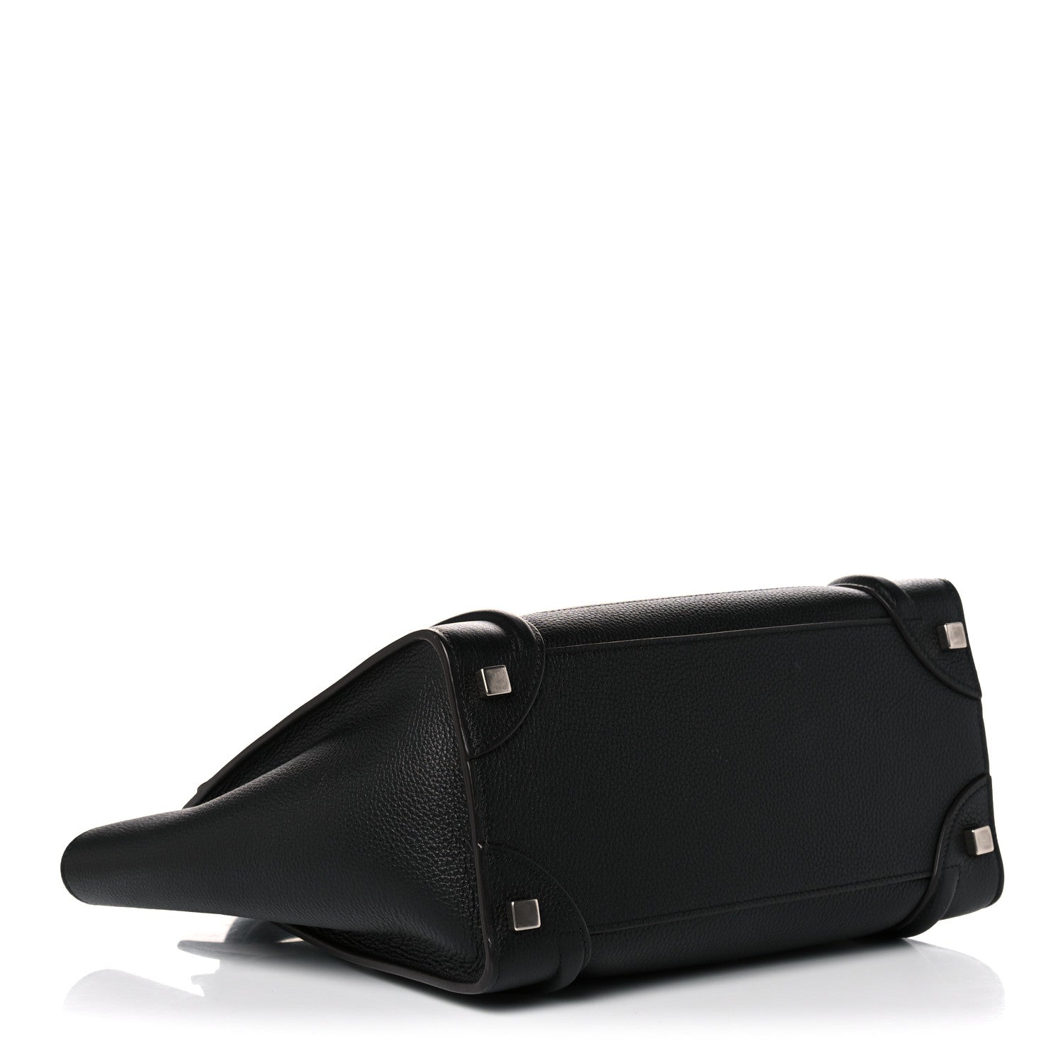 Celine Drummed Calfskin Micro Luggage Black 4 of 12