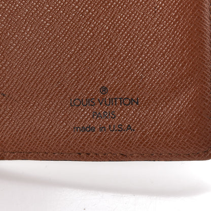 Louis Vuitton Monogram Porte Valeurs Checkbook Wallet 6 of 13
