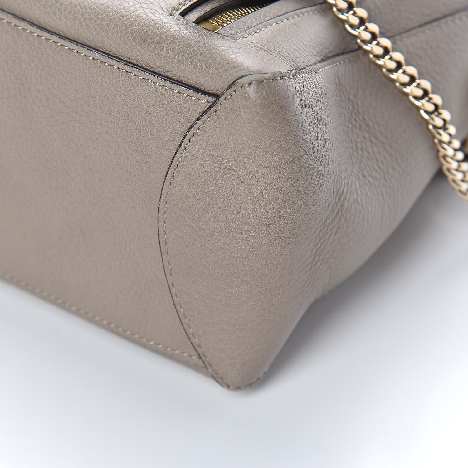 Chloe Calfskin Small Faye Day Shoulder Bag Motty Grey 8 of 8