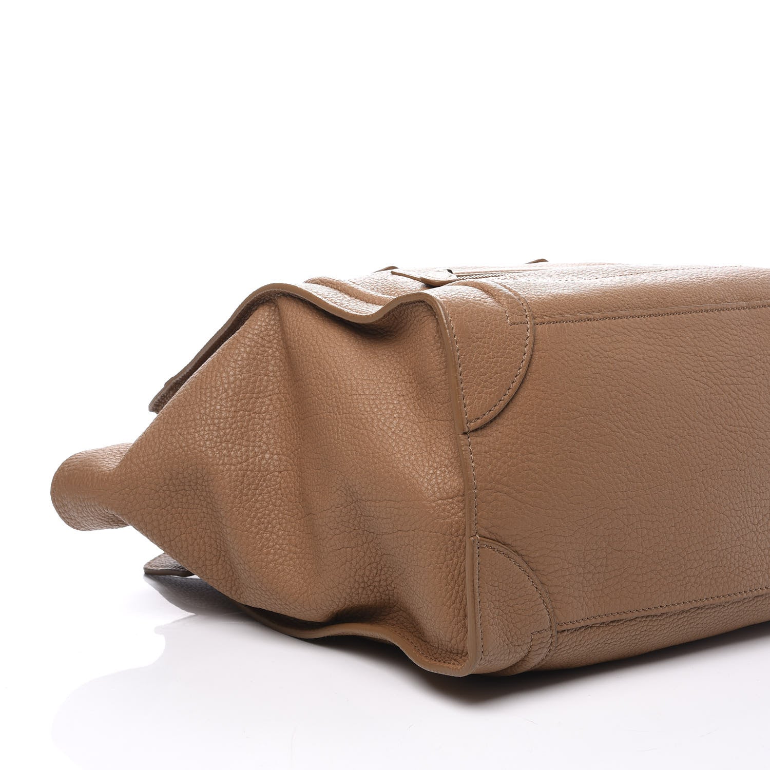 Celine Pebbled Calfskin Mini Luggage Camel 5 of 9