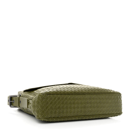 Bottega Veneta Nappa Intrecciato Messenger Bag Mud 4 of 13
