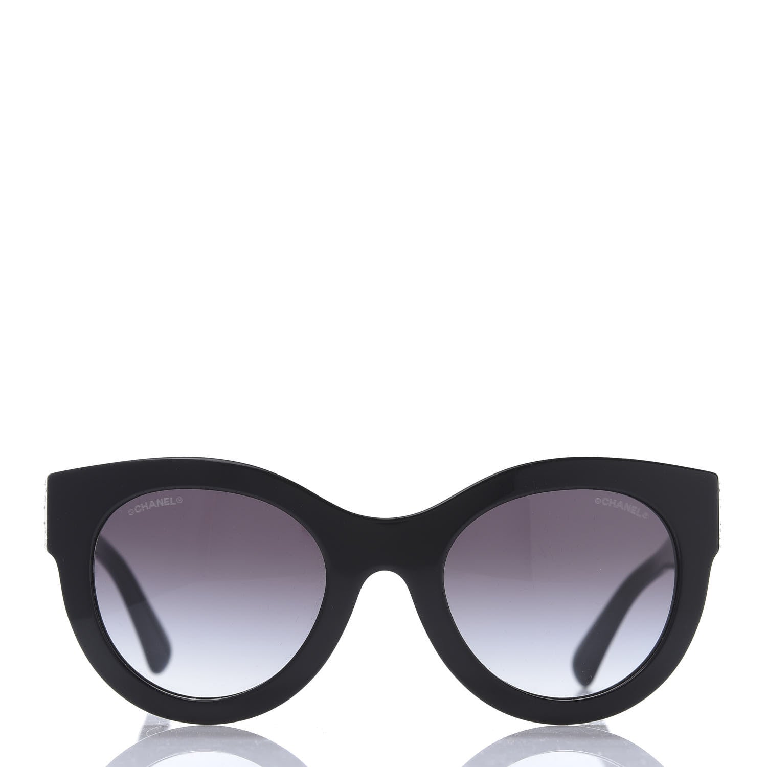 Chanel Crystal CC Sunglasses 5420-B Black 2 of 9