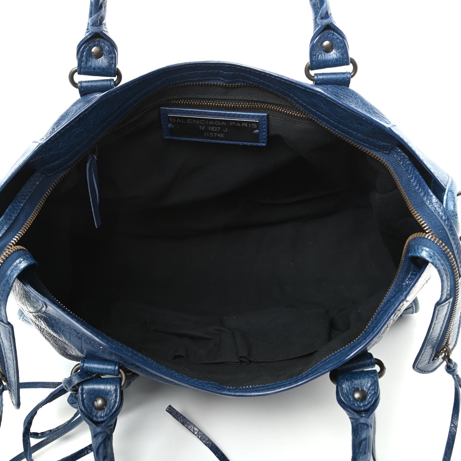 Balenciaga Chevre Classic Hardware City Bleu Mineral 5 of 9
