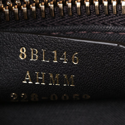 Fendi Vitello King Elaphe Python Print Logo Medium By The Way Boston Bag Miele Scuro Makeup 6 of 11