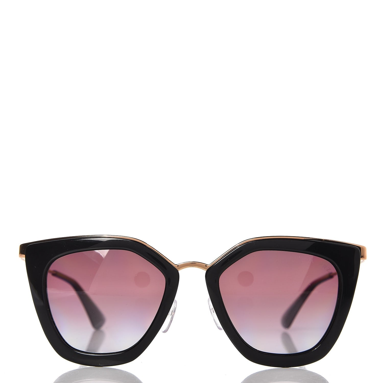Prada Polarized Cinema Sunglasses SPR 53S Black 2 of 6