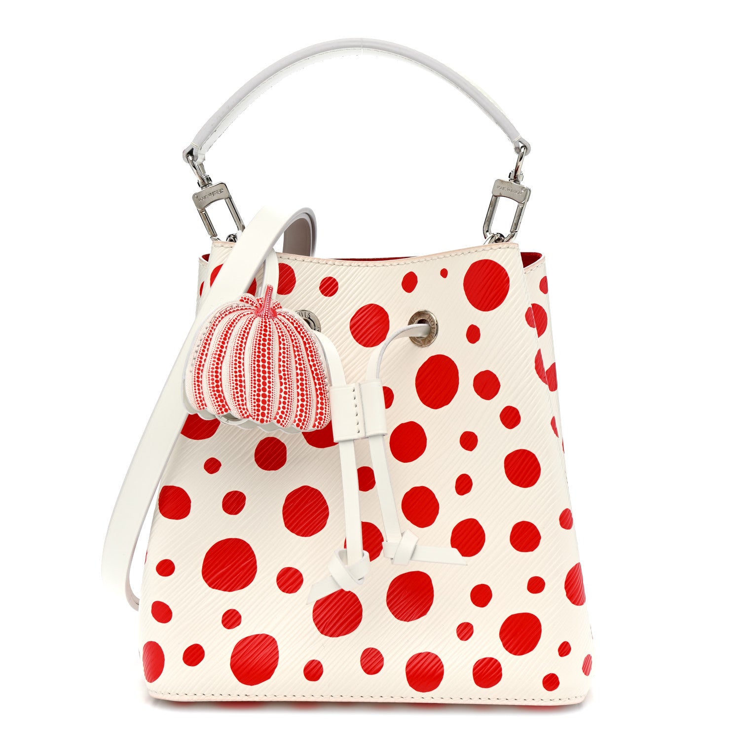 Louis Vuitton LV X YK Epi Neonoe BB Red White 1 of 12